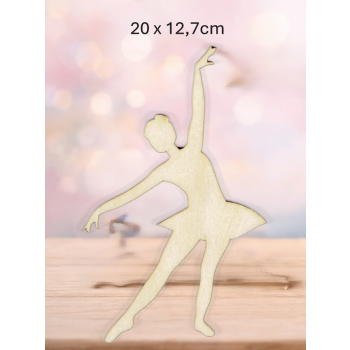 Baletnica 5 20cm, baletnica 20cm, sklejka 3mm